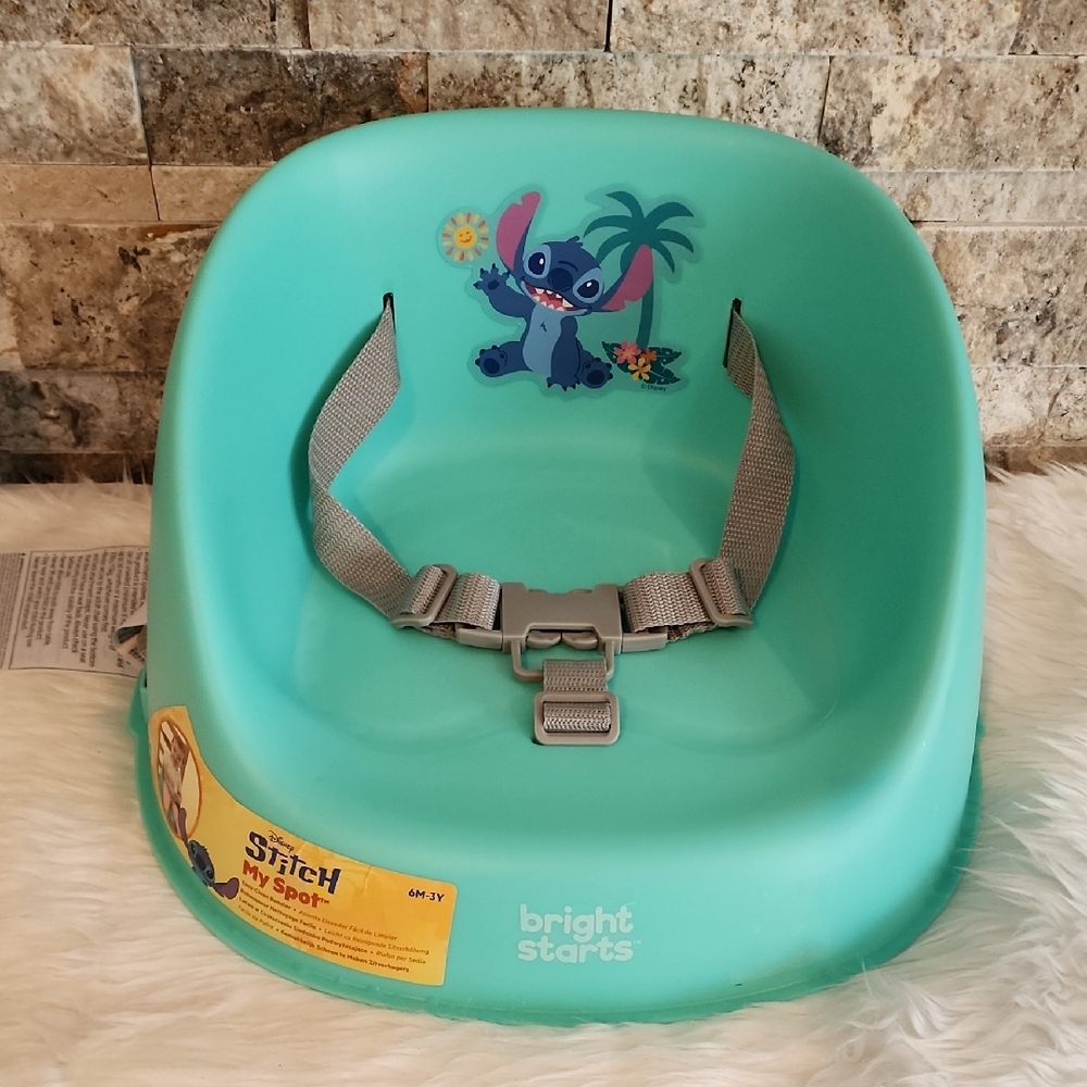 Disney Stitch My Spot Brand New Bright Starts Stitch Booster Seat